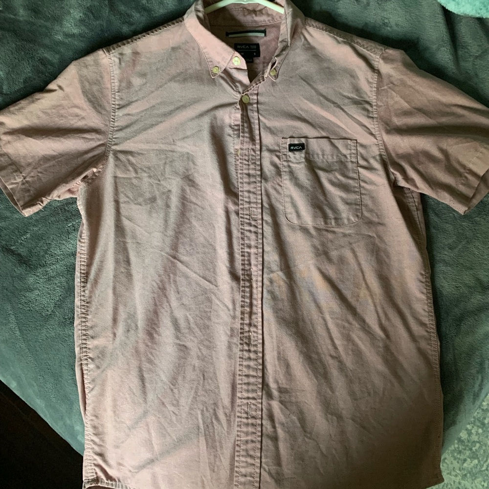 RVCA-Slim Fit Button Down
